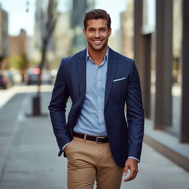 Handsome Man In Classic Navy Blue Blazer | Gemini Ai photo prompt copy paste trending boy 2026 butterfly