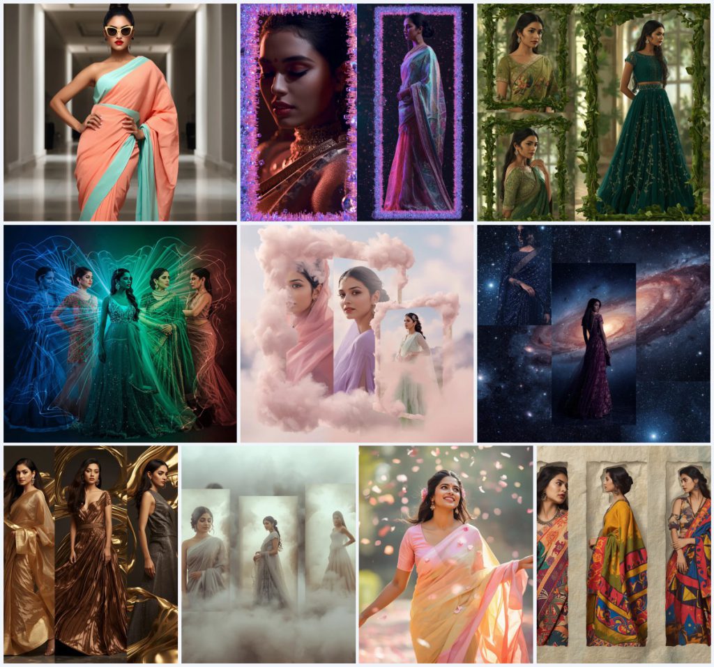 New 10 Saree Photoshoot AI Prompts for Professional Studio Sessions